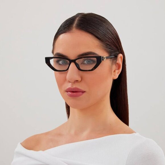Gucci GG1683O 001 Cat Eye Eyeglasses - Shiny Black 53mm main image 10